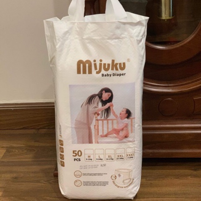 Bỉm Tã quần Mijuku 50 miếng dành cho bé