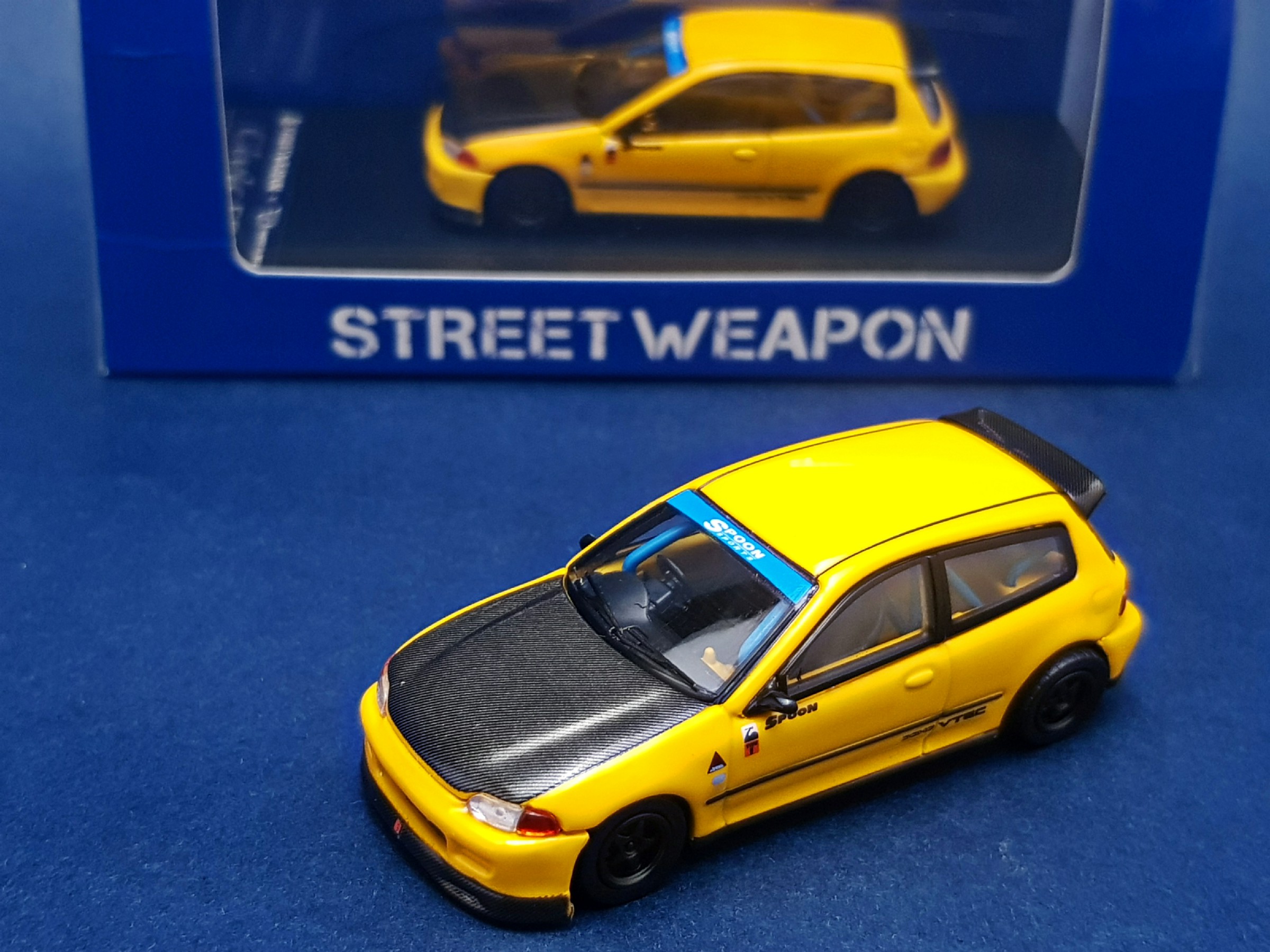 Street Weapon 1/64 Honda Civic EG6 Spoon Holdem x naruto Limited 888