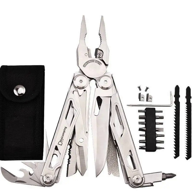 Dicamping Dl30 Các bộ phận có thể thay thế bằng tay tự làm nhiều dụng cụ đa dụng cụ gấp dao cắt kéo dụng cụ sinh tồn Dụng cụ cầm tay kìm