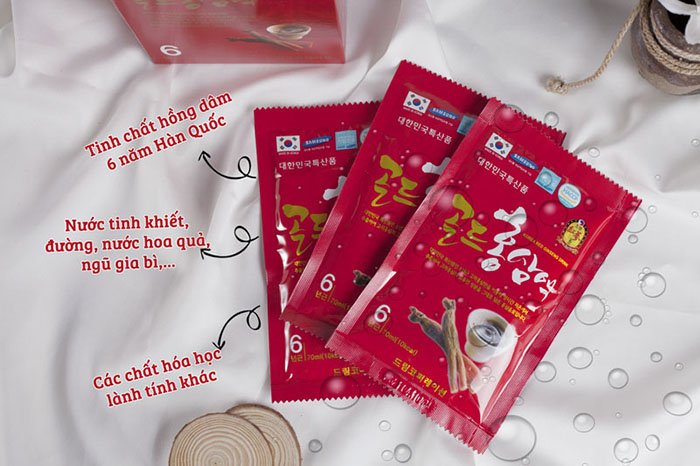 Nước Hồng Sâm Daeyoung Korea Red Ginseng Drink 2100ml (70ml x 30 gói)