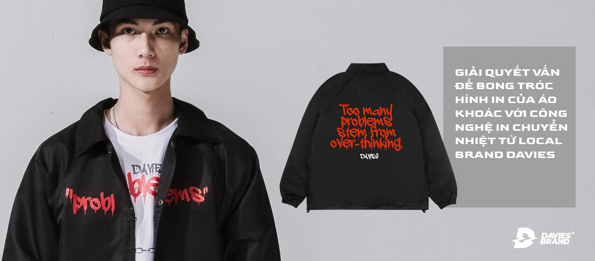 Áo khoác Davies nam nữ DSW Jacket Over Thinking