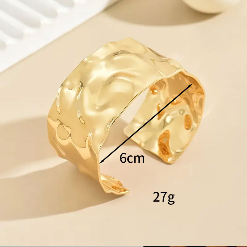 Enacolor%20Elegant%20Irregular%20Metal%20Opening%20Bangle%20Bracelets,%20for%20Women%20Arm%20Chain%20Bangles%20Fashion%20Jewelry%20Accessories%20-%20Image%208