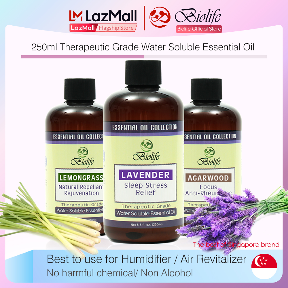 Biolife 250ml Pure Water Soluble Essential Oil, Made with Botanical Extract No Harmful Chemical