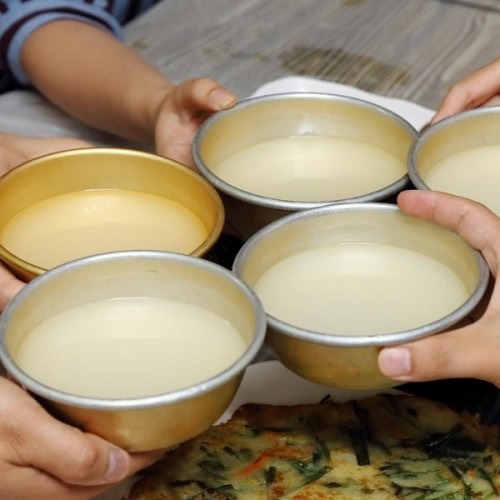 Chén uống rượu gạo Hàn Quốc (chén nhôm)