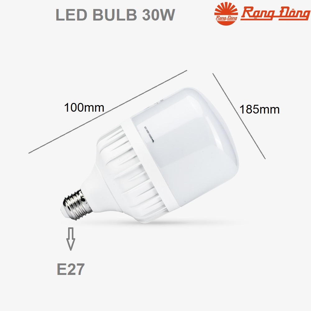 Bóng đèn led trụ 30w Rạng Đông