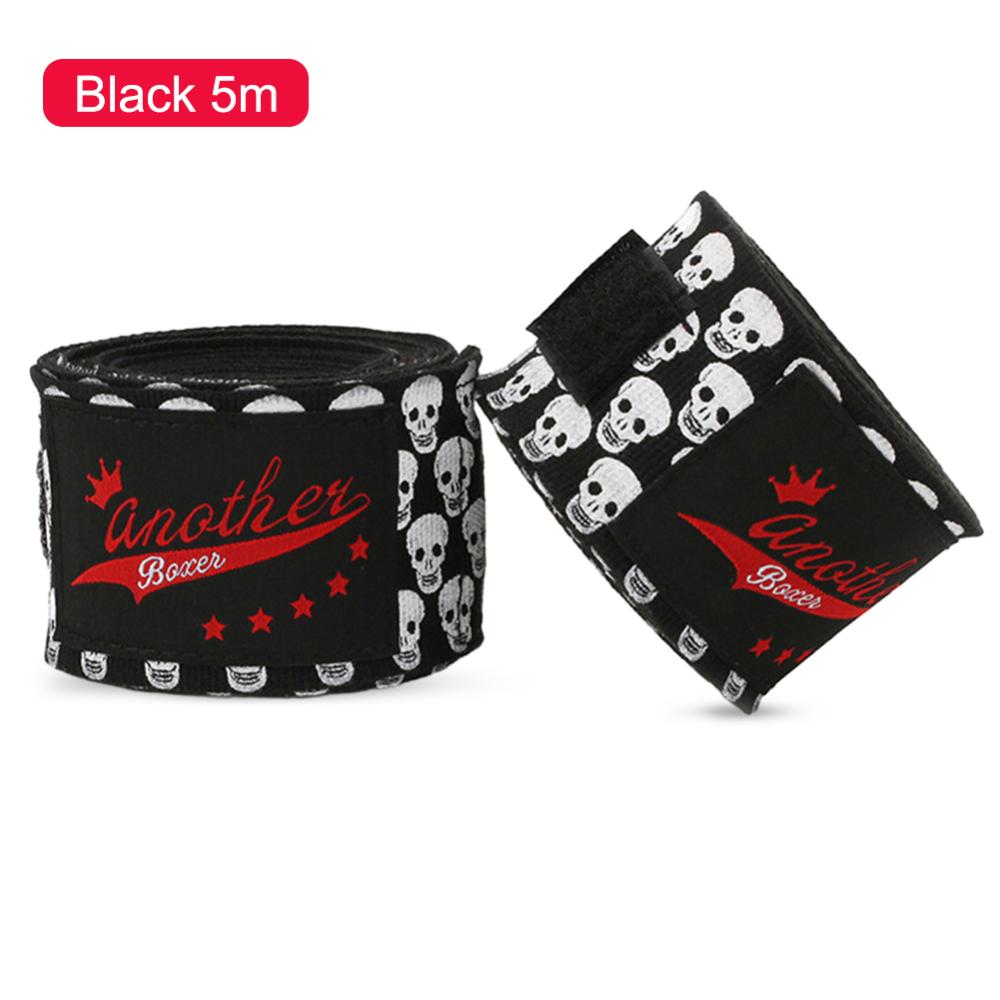 3/5M Boxing Handwraps Elastic Wrist Support Breathable Muay Thai Hand Bandage Printing for Kickboxing Muay Thai & MMA