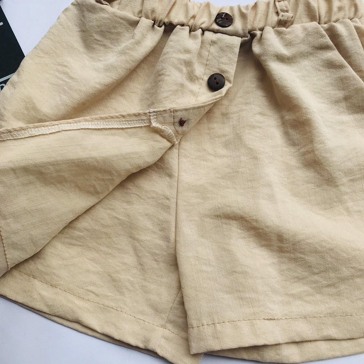 Quần Giả Váy Bé Gái Chất Đũi Size 10-35kg
