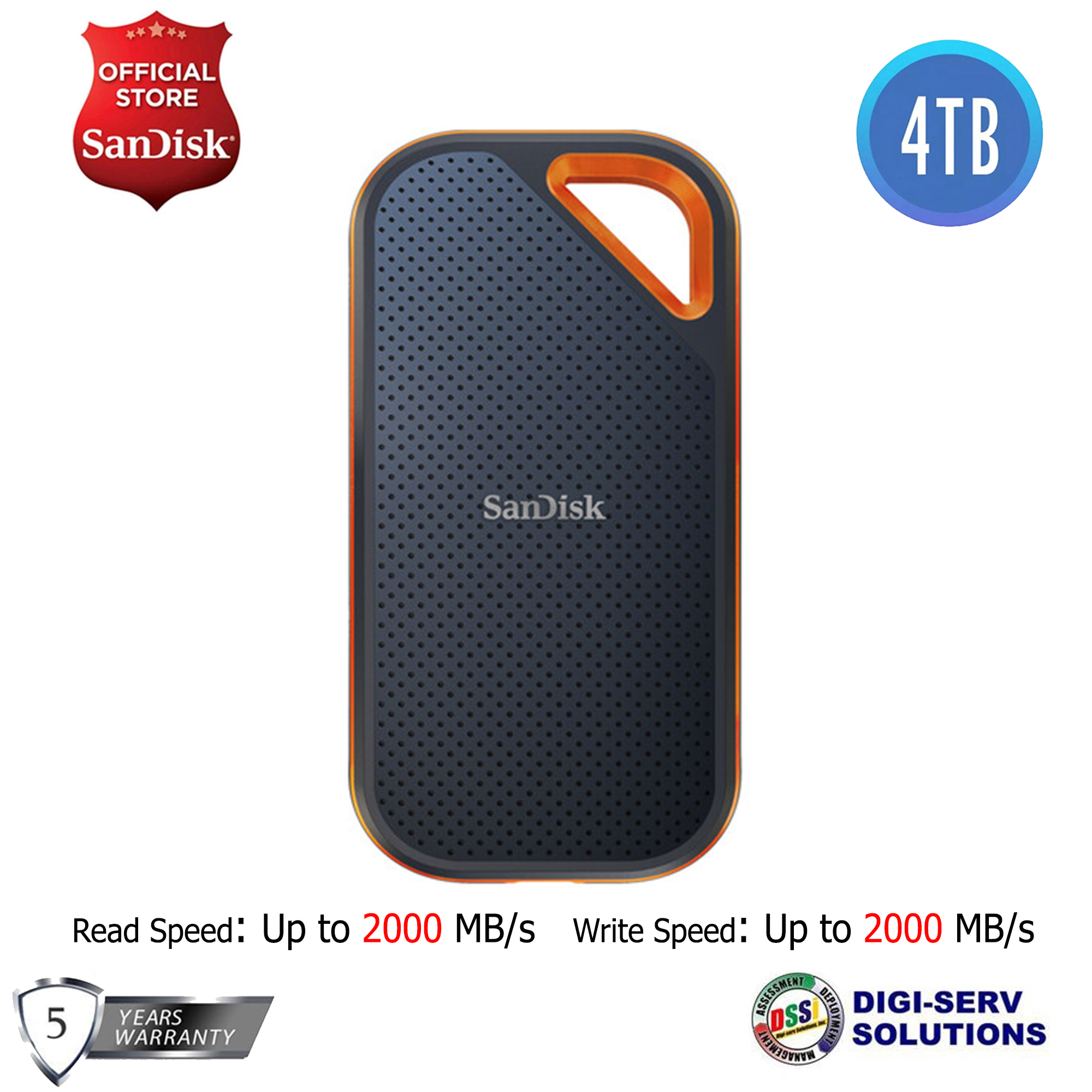 SanDisk Extreme Pro Portable SSD 4TB SanDisk SSD Extreme Pro