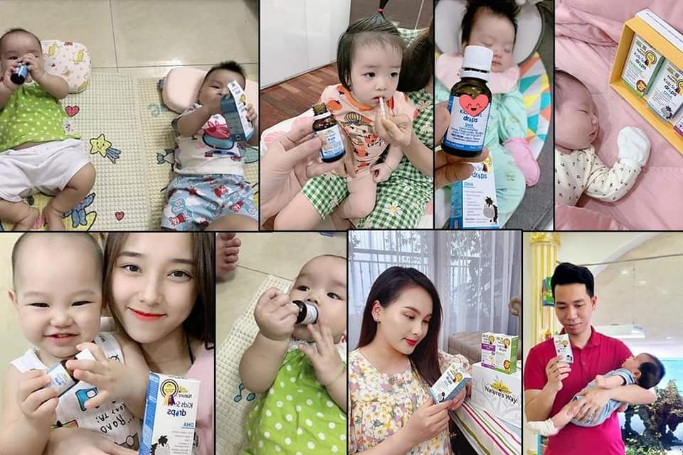 DHA Dạng Giọt Nature’s Way Kids Smart Drops, 20ml ( Hàng chuẩn Úc)