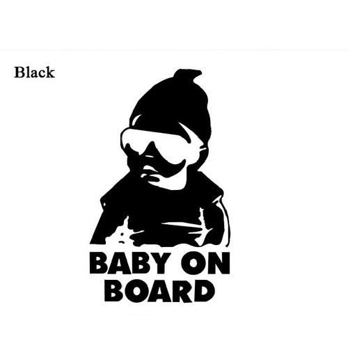 🍁𝐅𝐑𝐄𝐄𝐒𝐇𝐈𝐏🍁 Tem Decal BABY ON BOARD Trang Trí Ô Tô