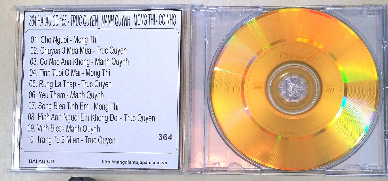 Bộ 7 cd ca sĩ mạnh quỳnh combo 1
