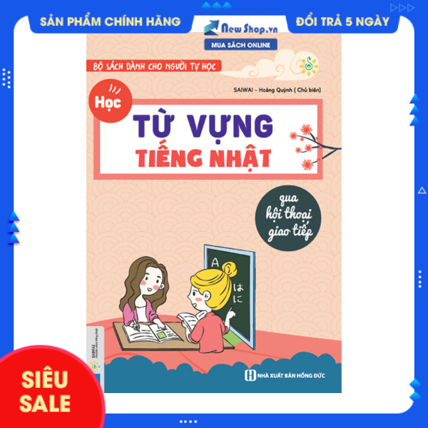Sách - học từ vựng tiếng nhật qua hội thoại giao tiếp - newshop