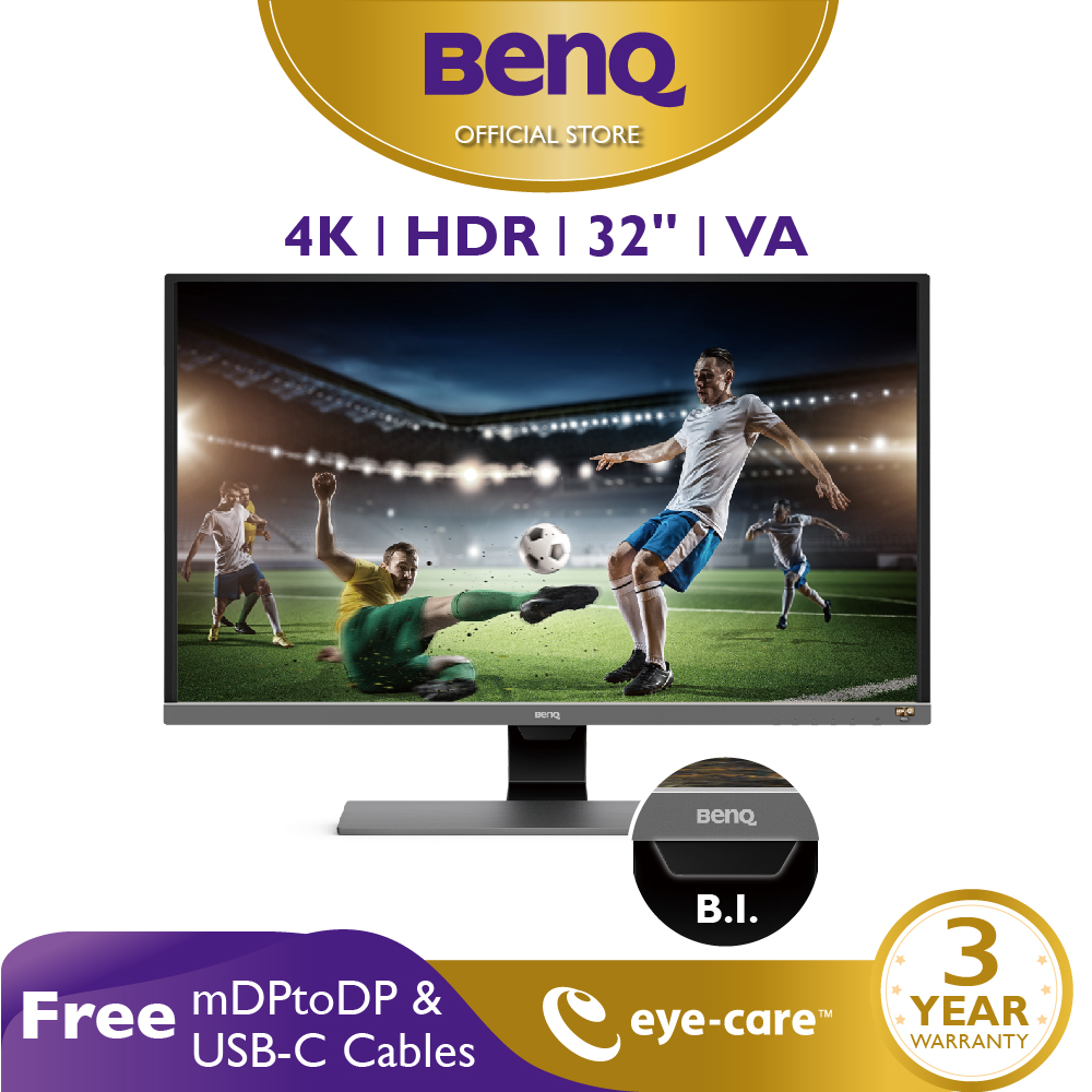 [BÁN CHẠY] Màn hình máy tính BenQ EW3270U 32 inch 4K HDR HDMI DP USB Type C Ports Eye-care chuyên Xem phim Xem bóng đá Chơi Game Console PS4 PS4 Pro