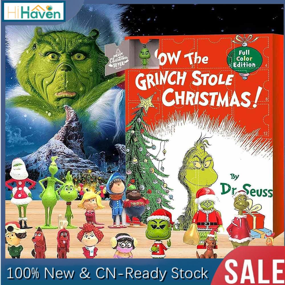 Grinch Christmas Advent Calendar Doll Advent Calendar Xmas Countdown