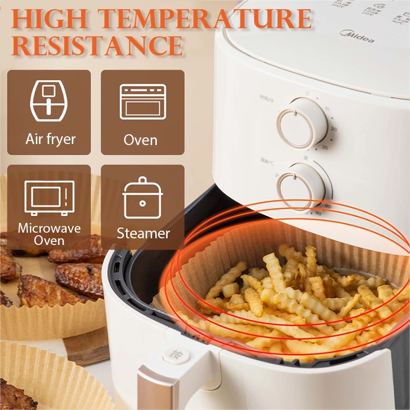48 Wholesale Ideal Kitchen Air Fryer Paper Liner Square 16cm - at