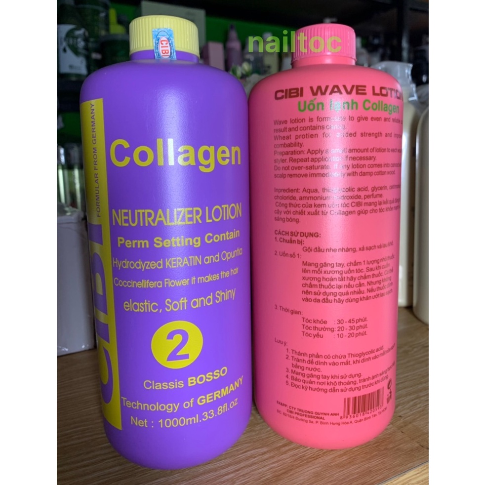 Thuốc uốn lạnh collagen CIBI 1000ml