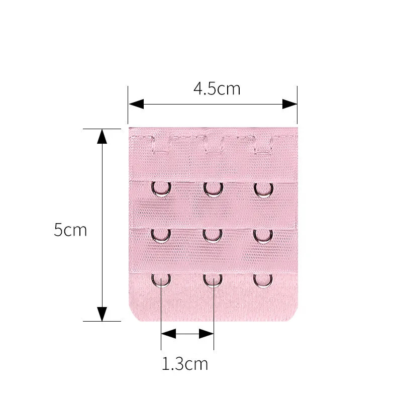 INTIMA Bra Extender Straps 3 Rows 3 Hooks Multiple Colour Bra Accessories Underwear Extenders