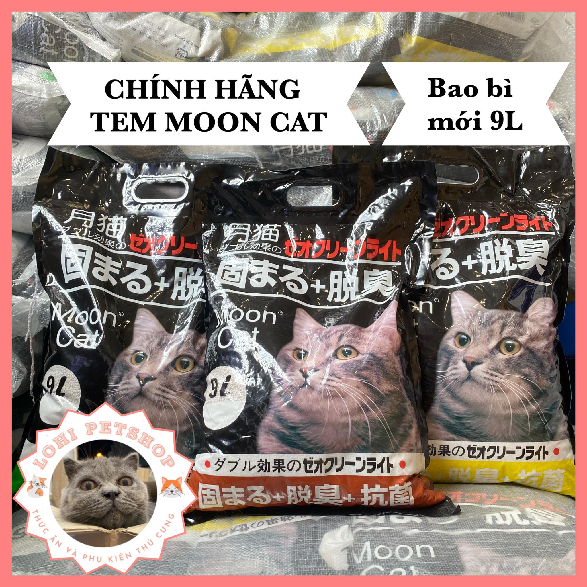 [CHÍNH HÃNG MOONCAT] Cát vệ sinh cho mèo - Cát nhật đen 9L