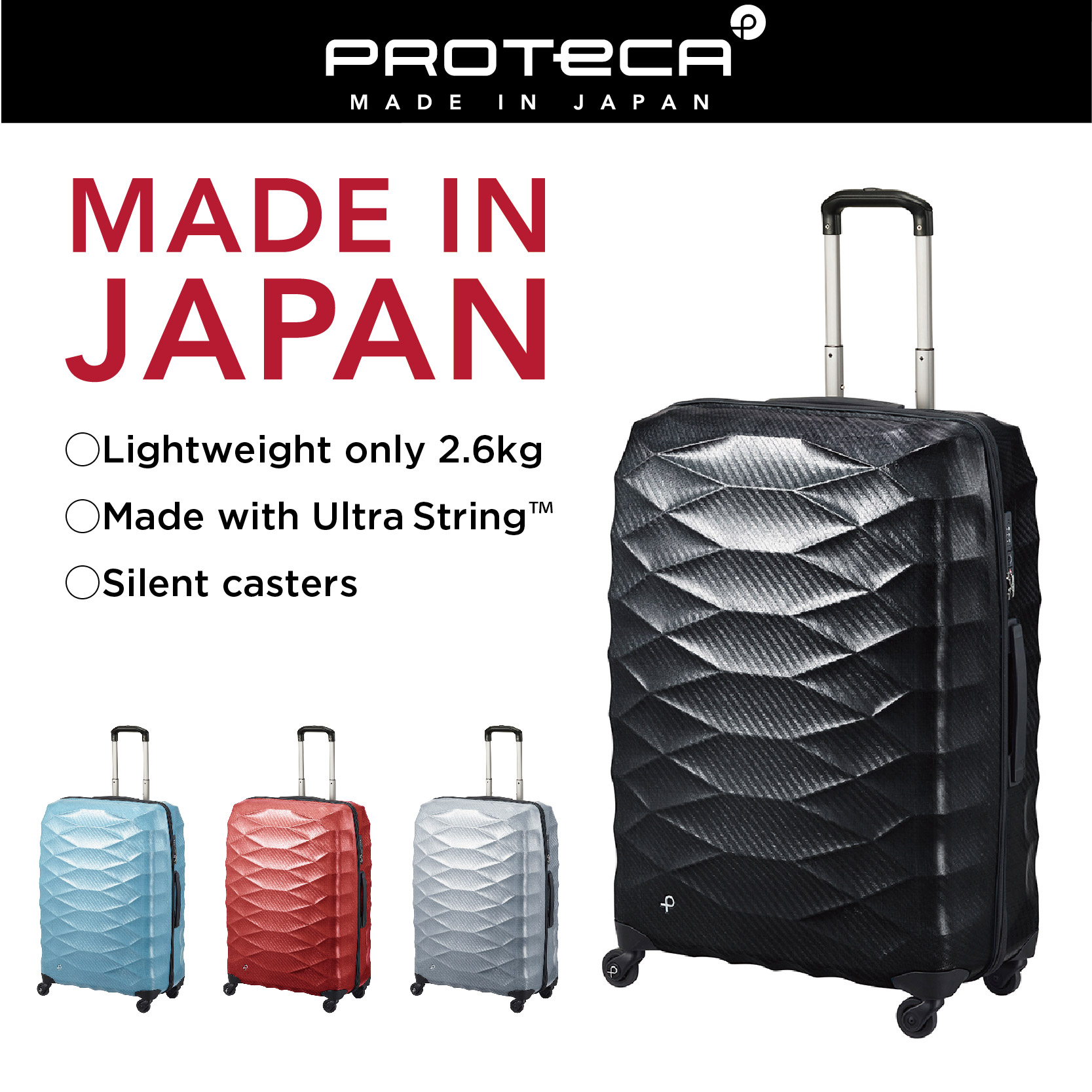 lightweight suitcases large