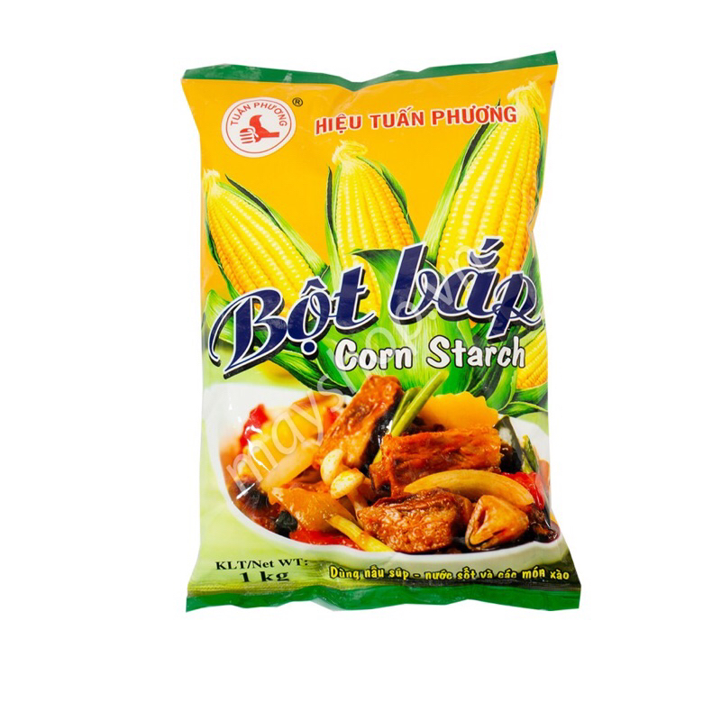 Bột ngô - bột bắp Tuấn Phương gói 1 kg - sỉ lẻ