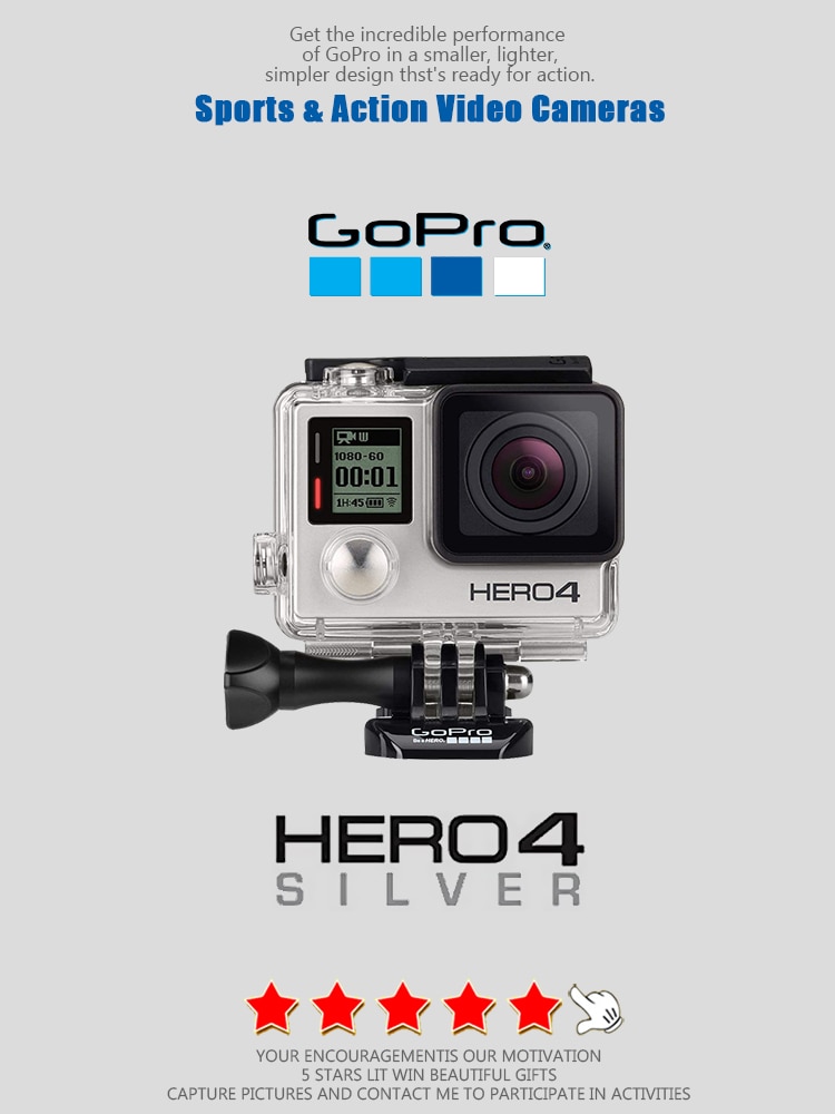 gopro hero4 silver 本体 ゴープロ シルバー 【公式通販】