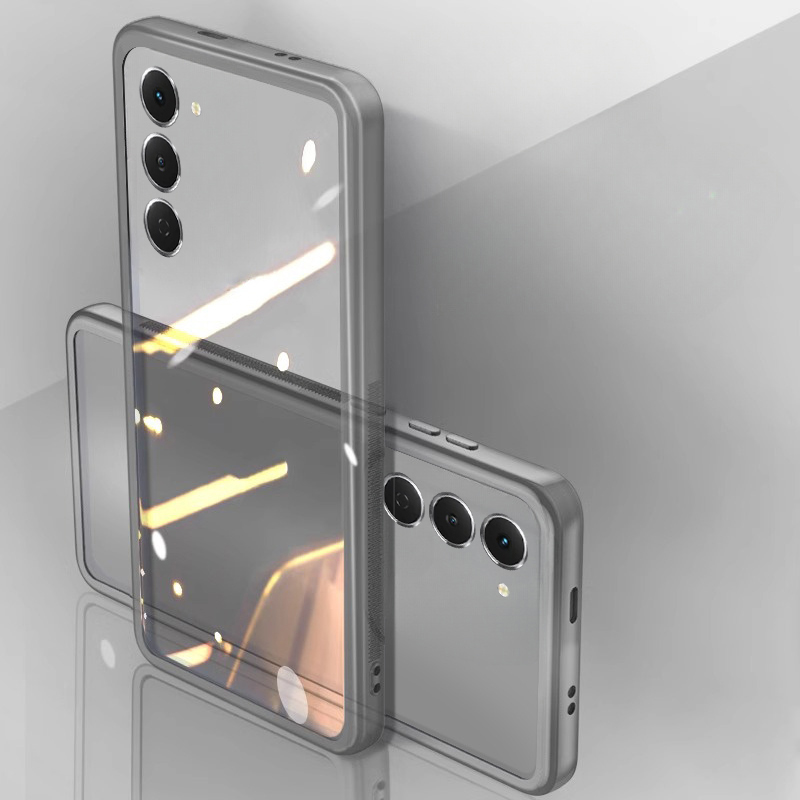 Phone cover Tecno Spark 40Pro Back case Camera Protection Semi Transparent Soft Silicone Shockproof with Lens Protector Films For Tecno Spark 40 Pro + Phone casesd. 