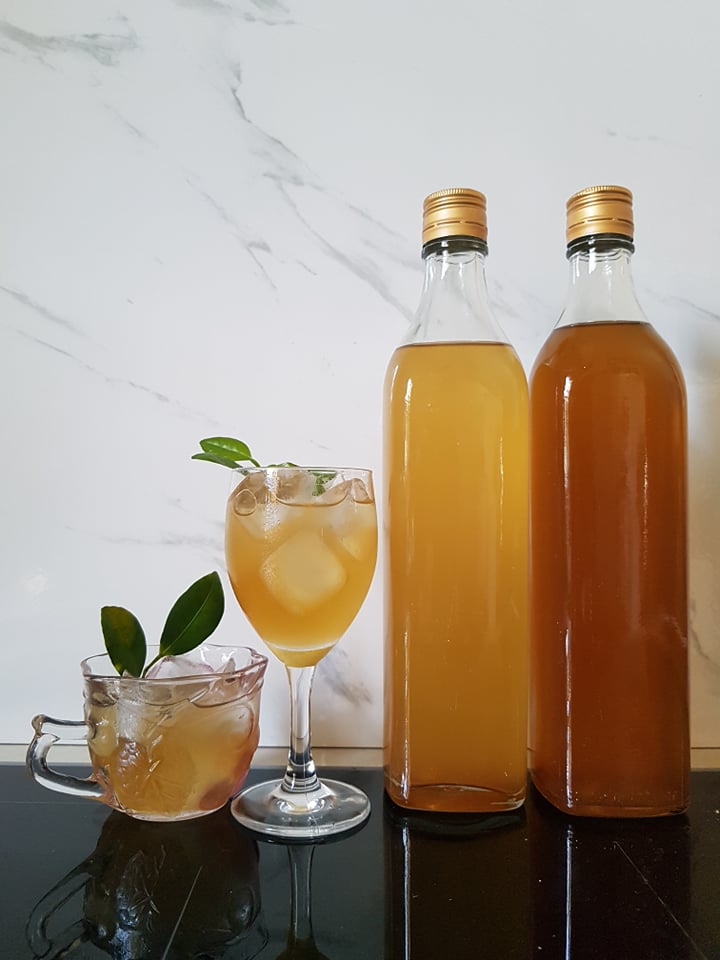 Nước trái cây lên men [nước cốt chùm ruột lên men tự nhiên]- chai 500ml