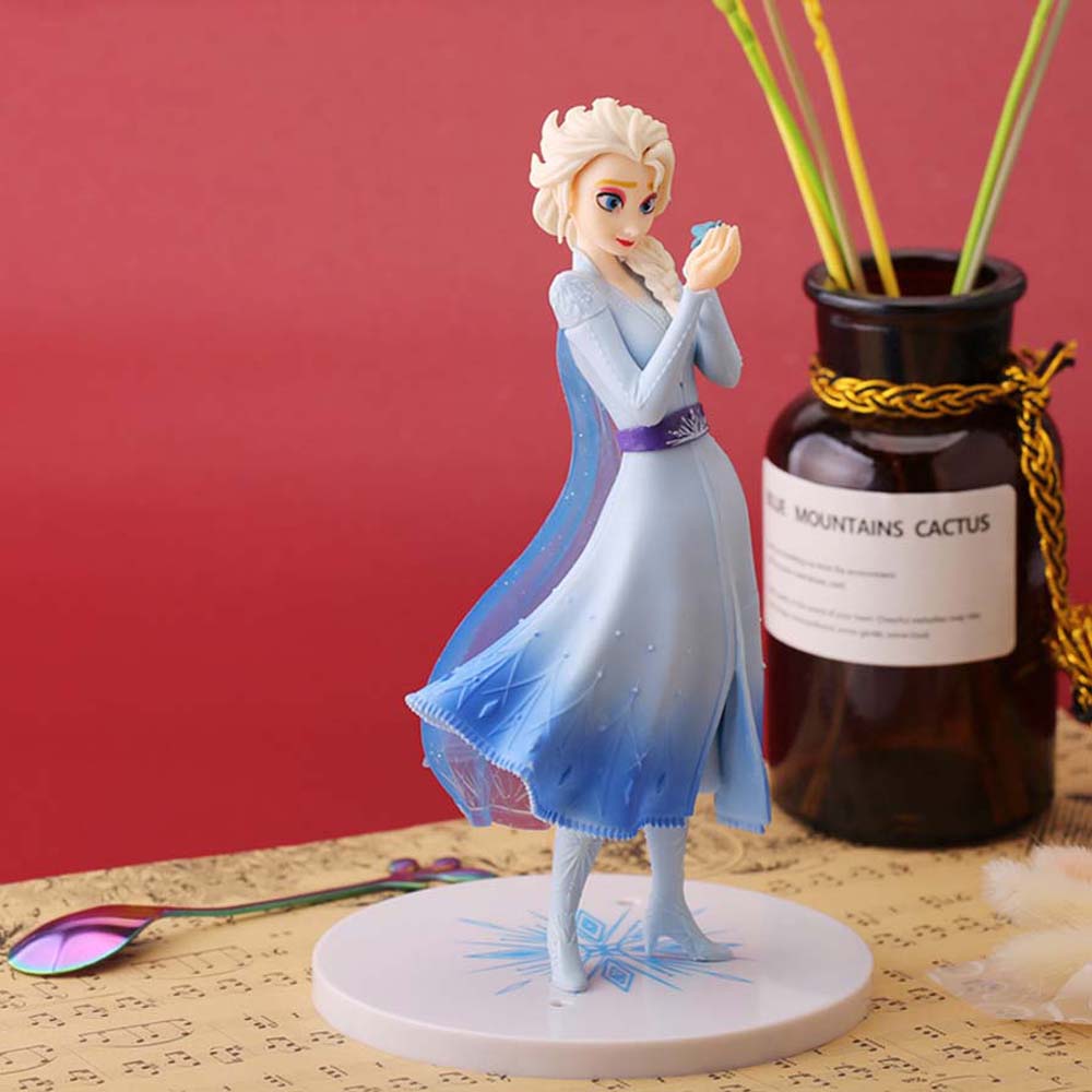 REGISTR Christmas PVC Princess Doll Toys Figures Model Elsa Anime Dolls