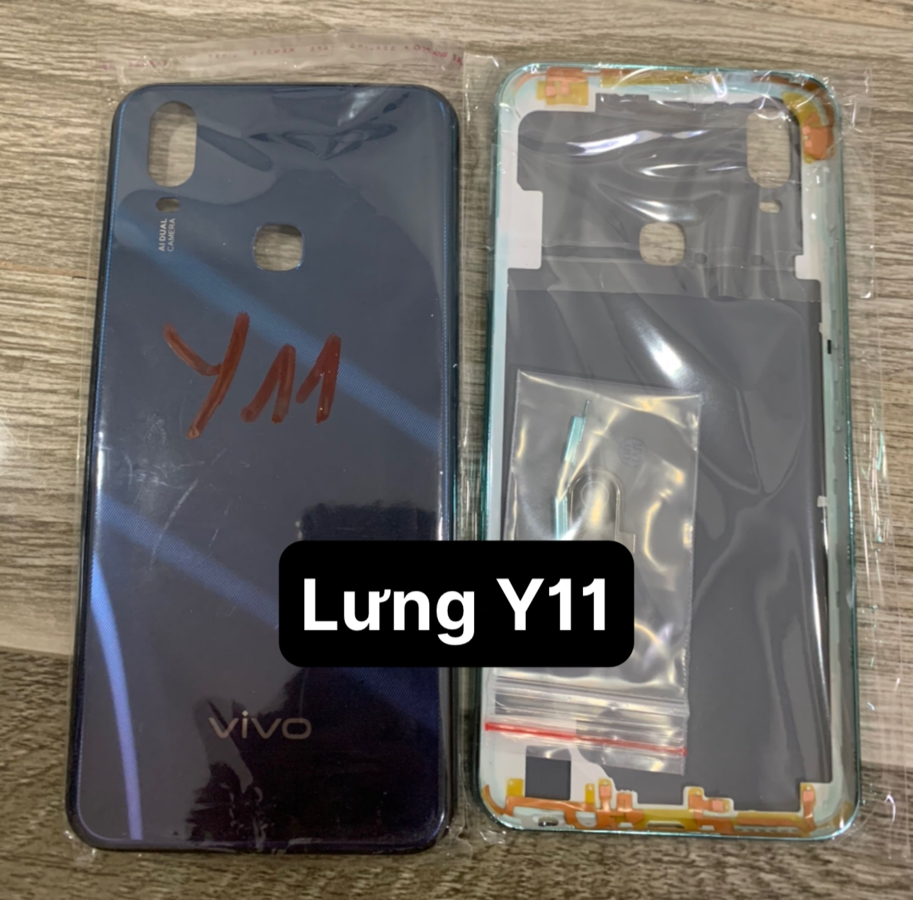 Nắp Lưng điện thoại Vivo Y11 ( miếng lưng, phím bấm, kính camera)