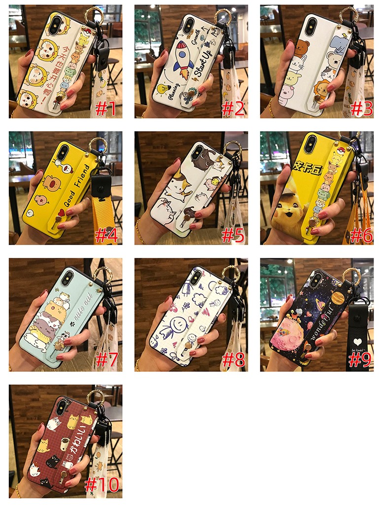 phone cover Cartoon Phone Case For TCL 505/T509K/T5094 Fashion Design cell phone cover Waterproof Shockproof Wrist Strap. 