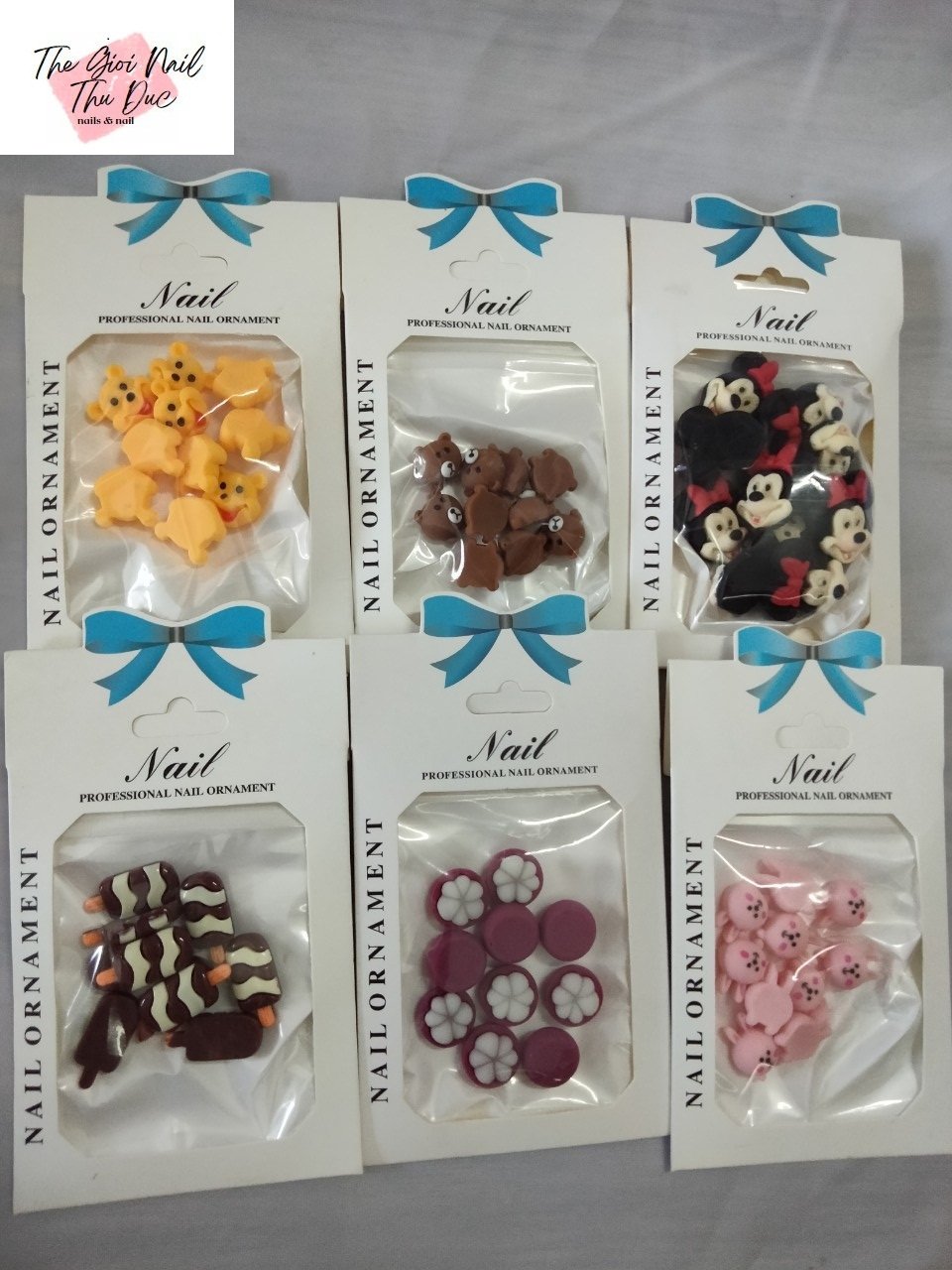 [HCM]Charm nơ các loại trang trí móng