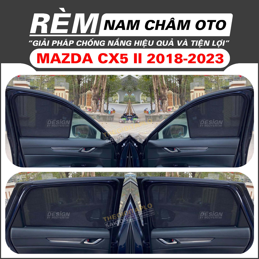 Rèm Che Nắng ô tô, Tấm Che Nắng ô tô Nam Châm hít cữa tiện lợi
