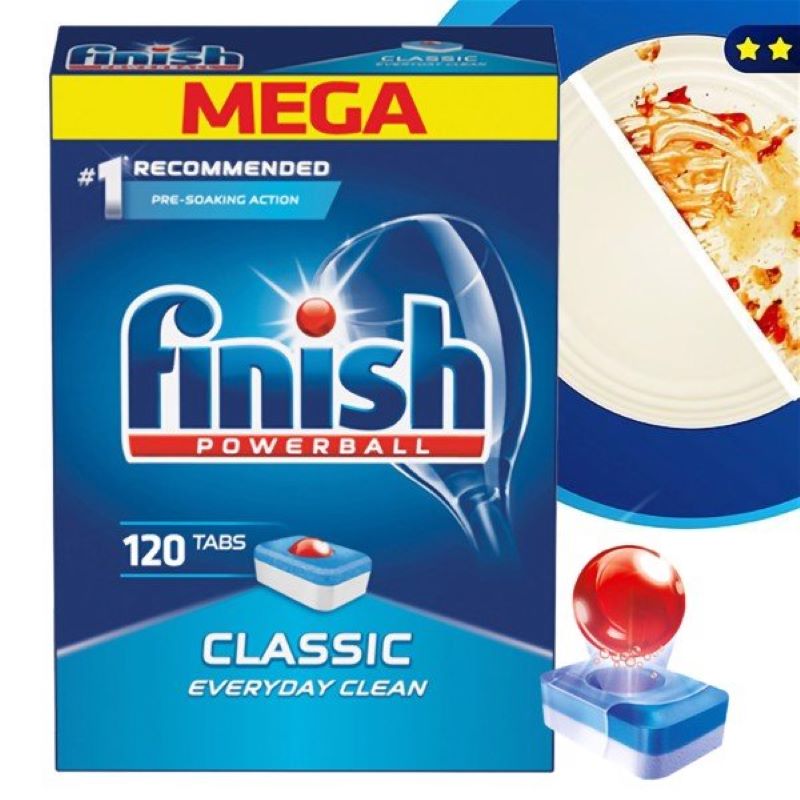 VIÊN RỬA CHÉN BÁT FINISH CLASSIC 120 VIÊN