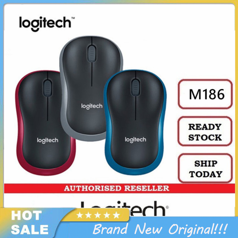 M186 Wireless Mouse Better Grip Ergonomic Design Long Battery Life Desktop Office Gaming Mini Portable Energy-saving Mouse