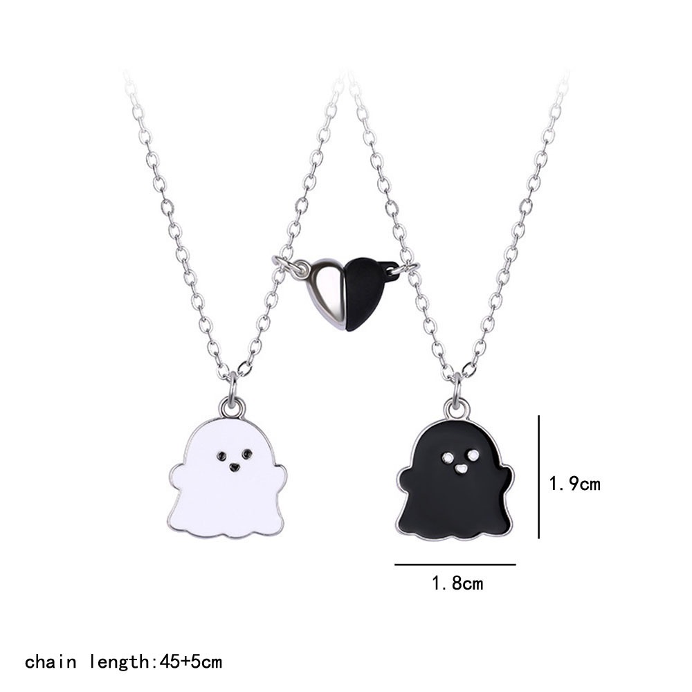 Lovecryst%202Pcs/set%20Cute%20Black%20and%20White%20Ghost%20Magnet%20Best%20Friend%20Necklace%20for%20Girls%20BFF%20Friendship%20Jewelry%20Gift%20-%20Image%206
