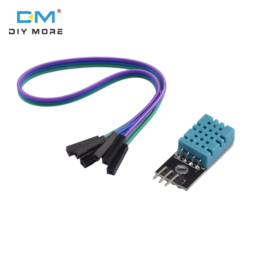 diymore DHT11 Temperature Humidity Sensor Module Digital Temperature Humidity Sensor 3.3V-5V with Dupont Wires