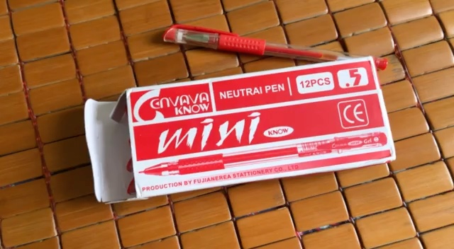 Hộp 12 cây bút nước mini gel Cenvava Know
