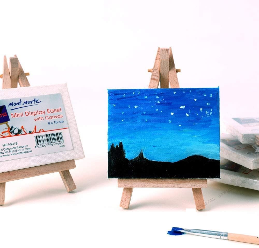 [Space Art Store] Canvas vẽ tranh MONT MARTE Mini kèm giá vẽ