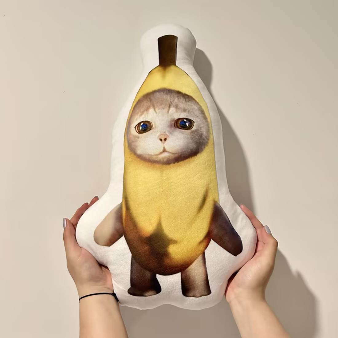 ABL Crying banana cat Crying cat meow with sound Funny voice keychain