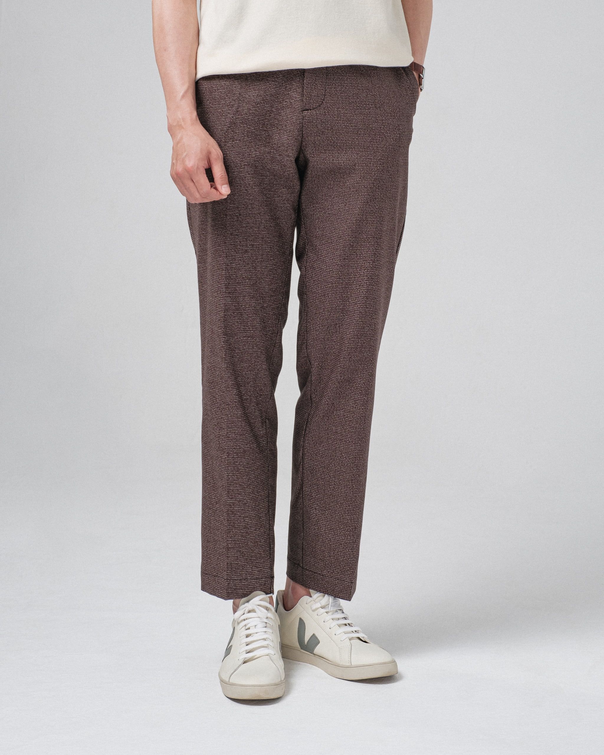Quần âu nam SSSTUTTER có đai phối da TAB PANTS