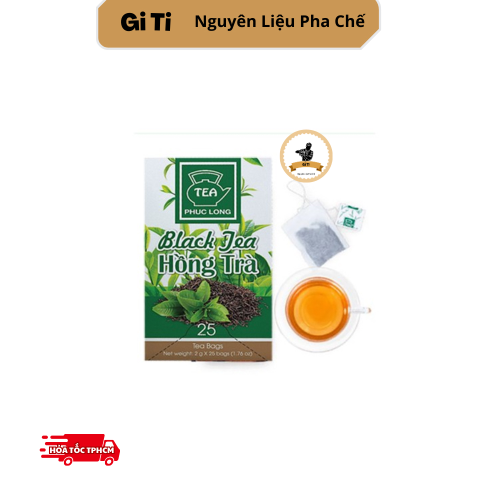 Hồng trà túi lọc phúc long 25gói