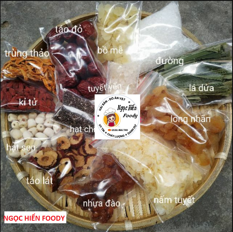 Chè dưỡng nhan NGỌC HIỂN FOODY set 13 vị siêu rẻ và chất lương, 1 túi 400g thumbnail