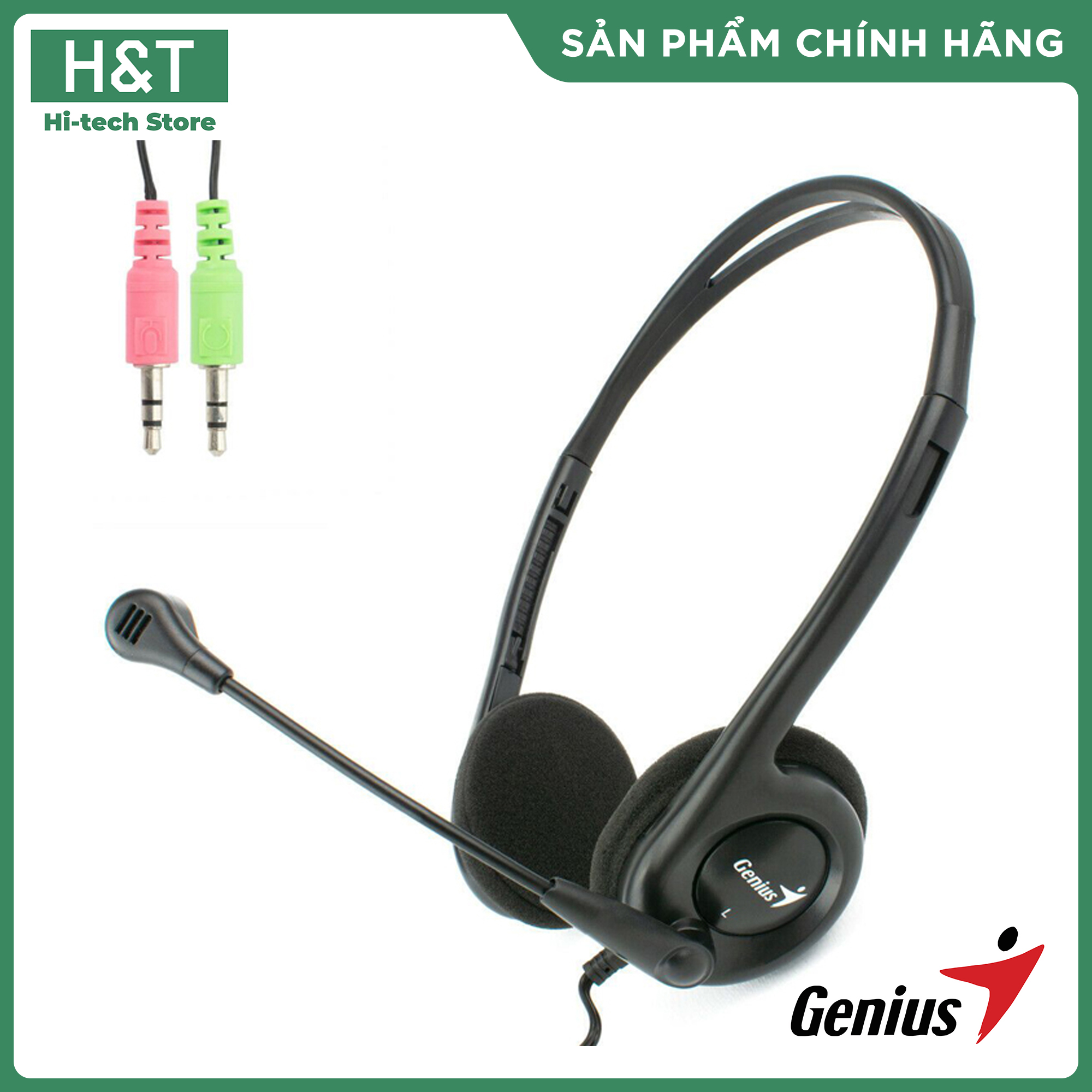 Tai Nghe Genius HS-200C (có 2 jack 3.5mm)