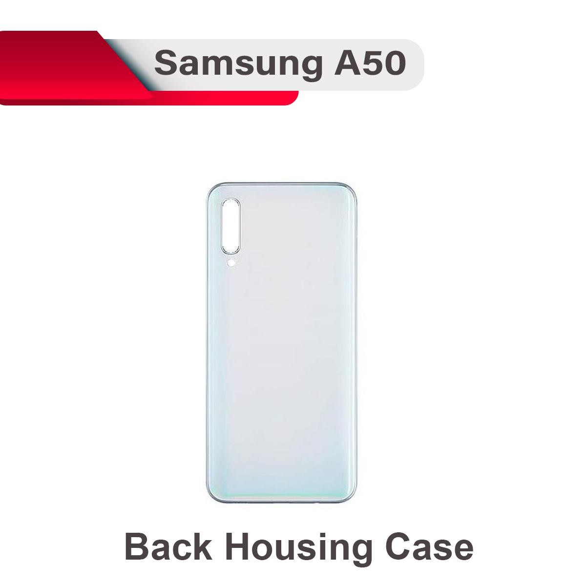 Samsung Galaxy A50 Back Door Rear Housing Case Body Casing Replacement For Samsung Galaxy A50 - White