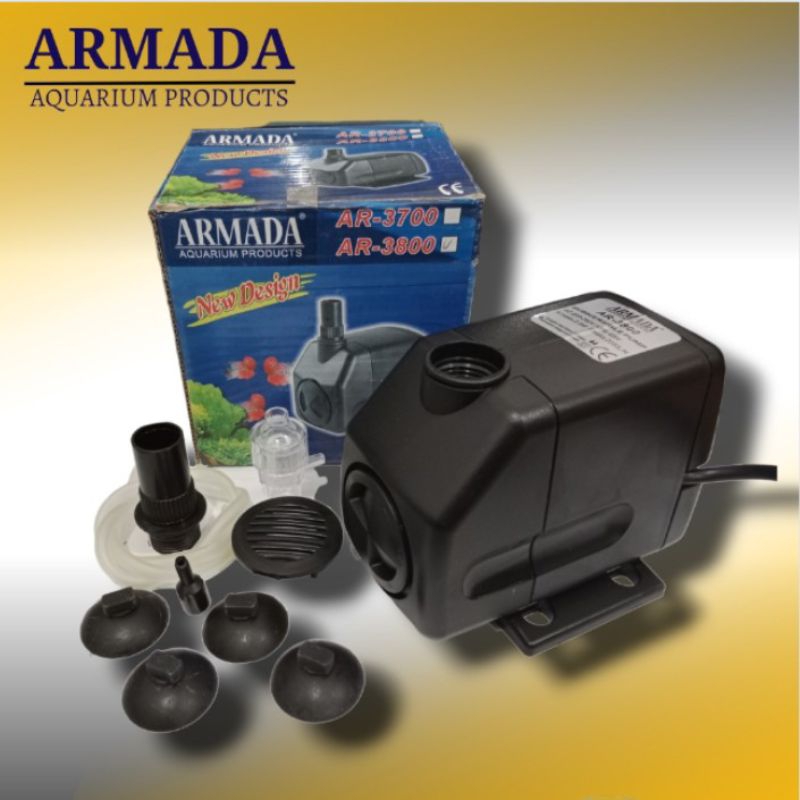 Pompa kolam aquarium hidroponik ARMADA AR 3800