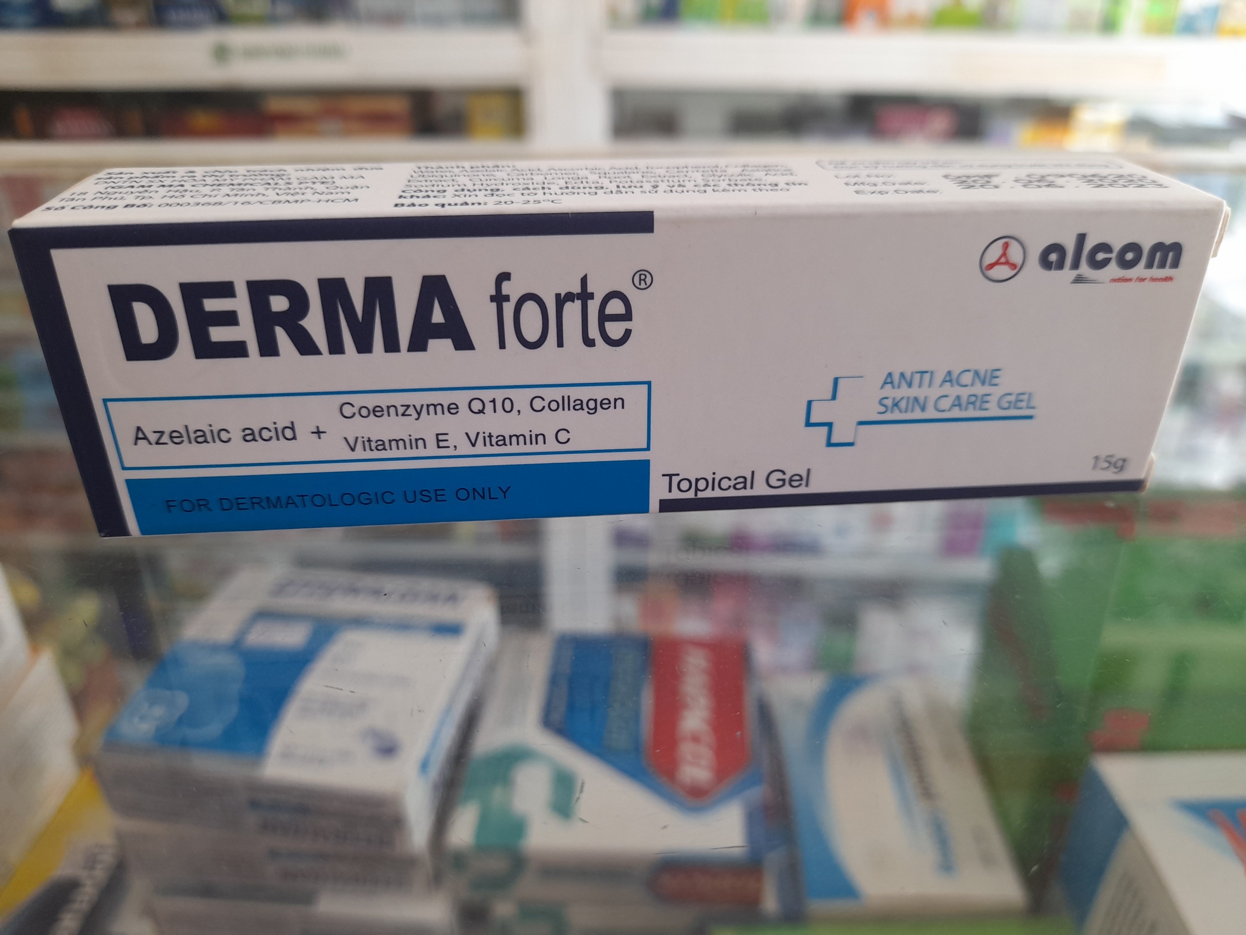 Gel trị mụn mờ sẹo Derma Forte (Tuýp 15g)