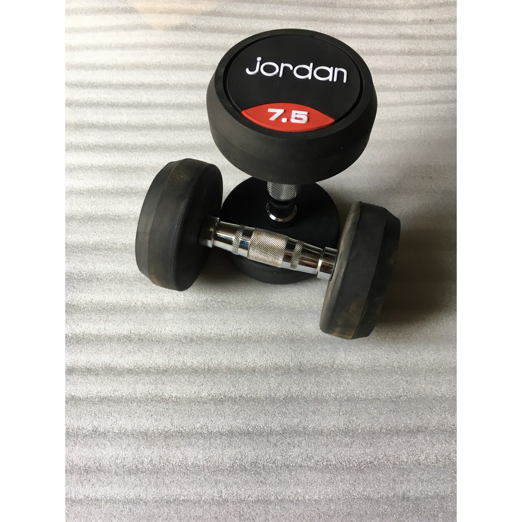 Tạ tay cao su Jordan 7.5kg cao cấp (1 cục)