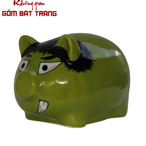 Heo đất, Lợn đất tiết kiệm gốm Bát Tràng cao cấp an toàn cho bé