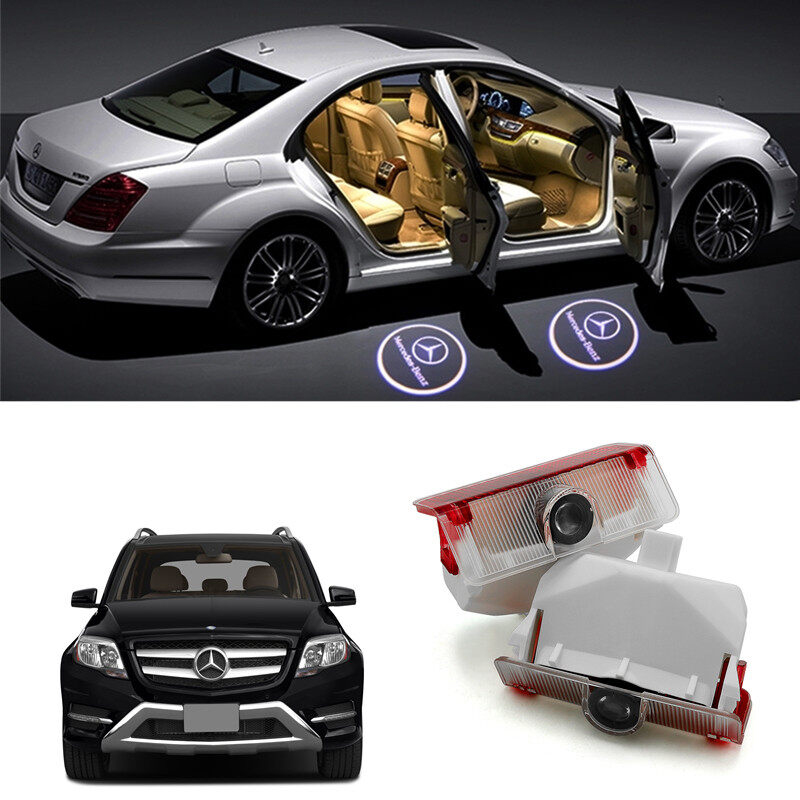 2pcs car door light for benz glk class x204 a class w169 b class w245