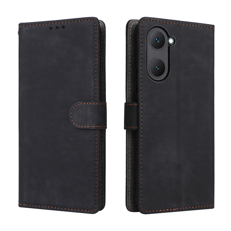 Vivo Y18e 4G/Y28S 5G Wallet Phone Case with RFID Blocking Credit Card Holder, PU Leather Flip Folio Case Wallet with Kickstand Protective Case.